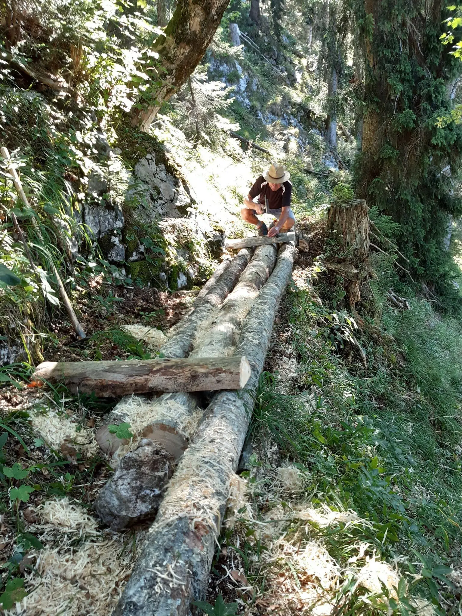 Stegneubau am Moosensteig | © DAV Teisendorf