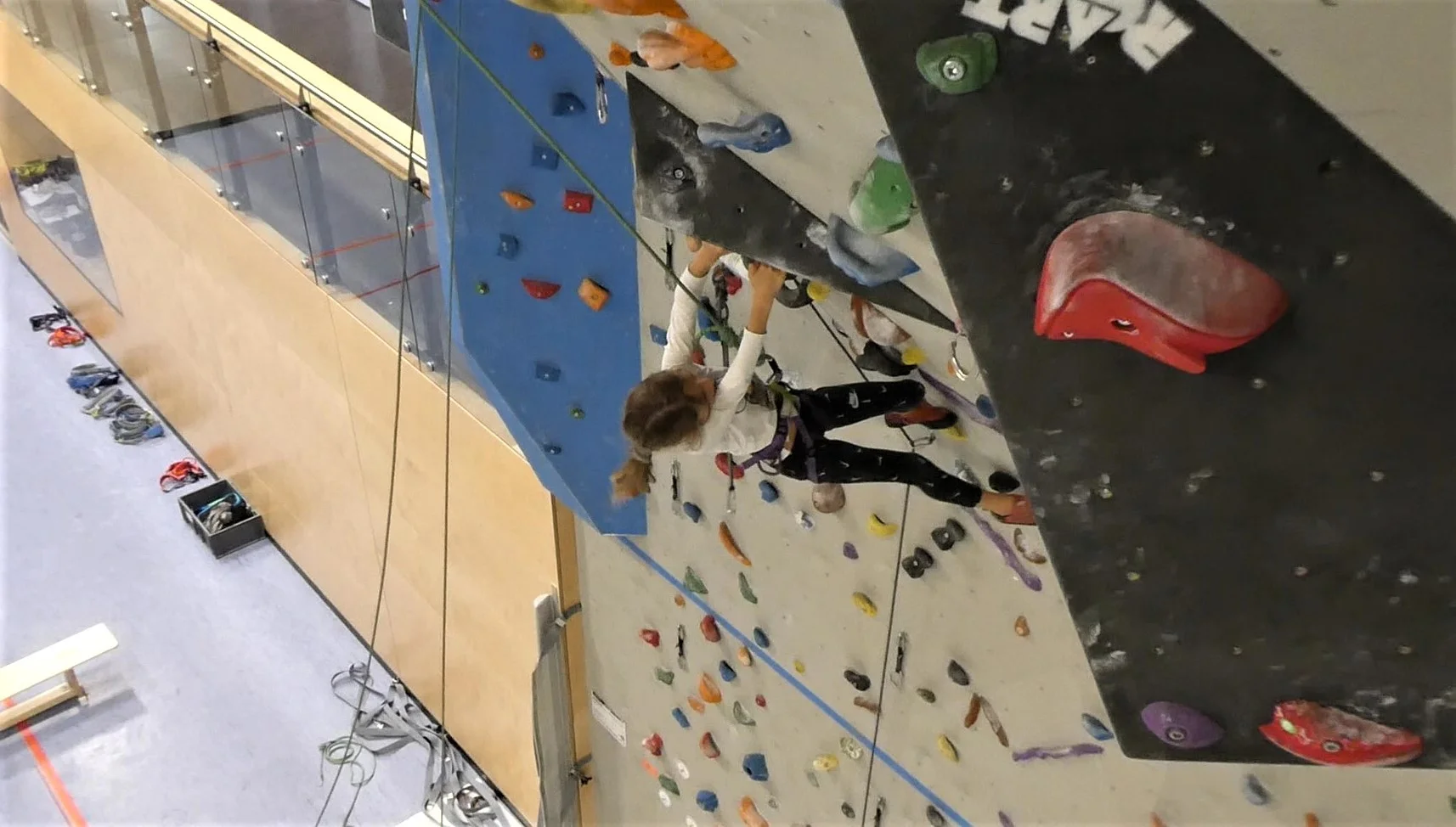 © DAV Teisendorf OG Waging - im Überhang