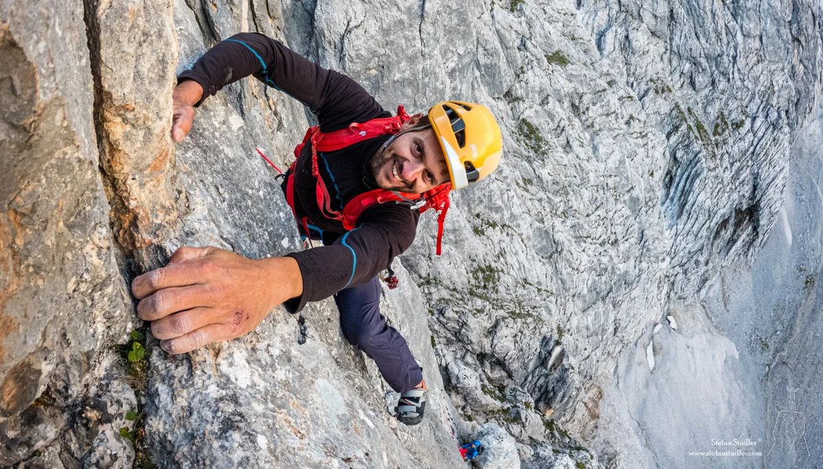 © DAV Teisendorf - An der Schlüsselstelle der Fahrradlkantn