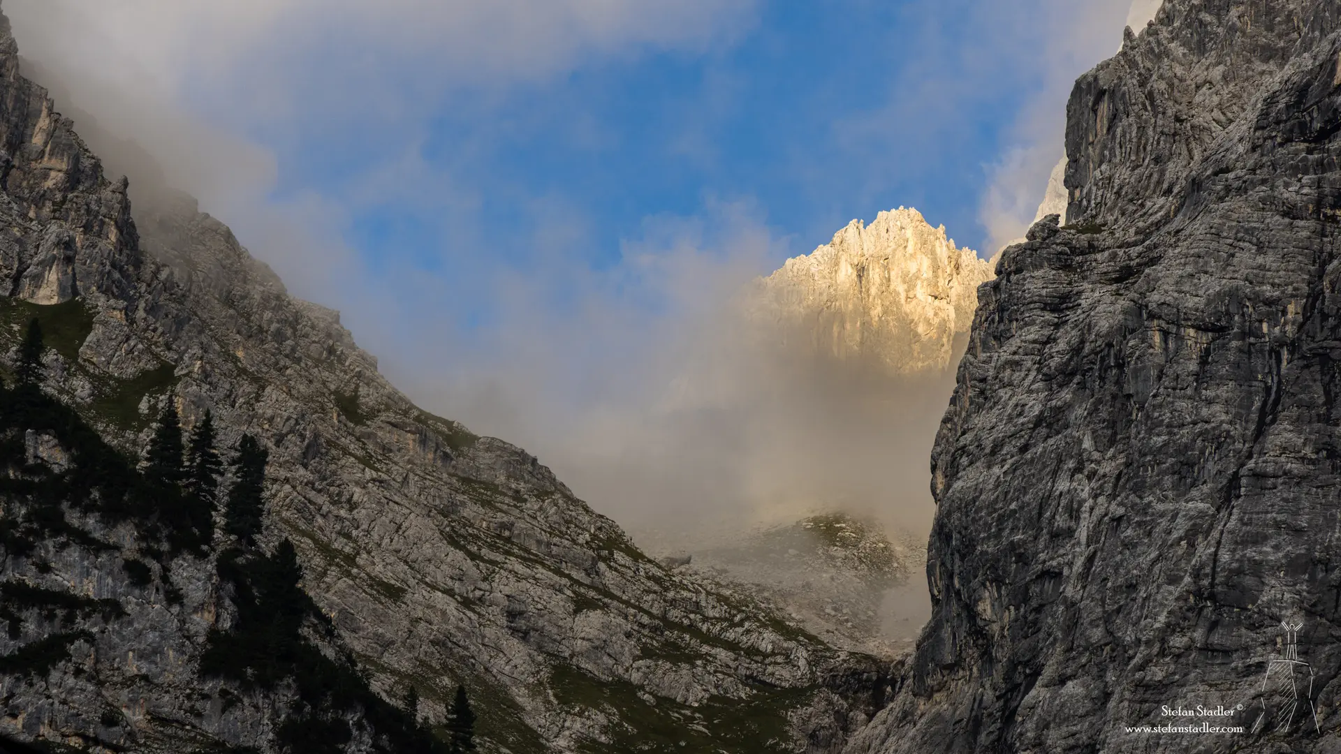 © DAV Teisendorf - Abendstimmung im Oberreintal