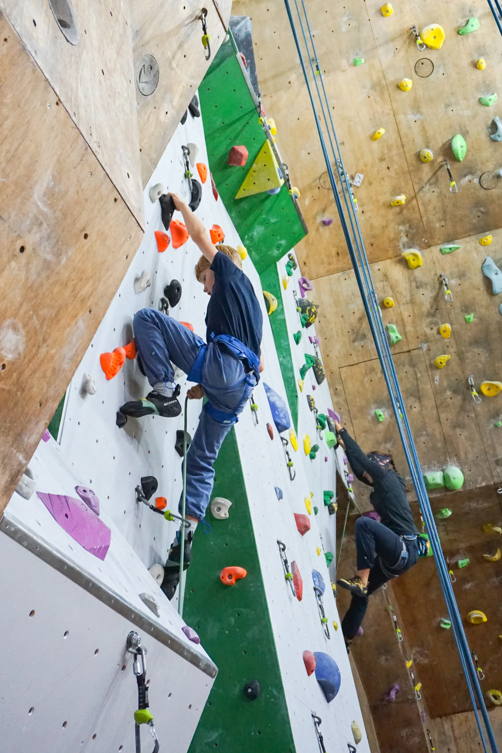 © DAV Teisendorf - OG Waging - Ausflug Kinderklettern in die Kletterhalle Gangkofen