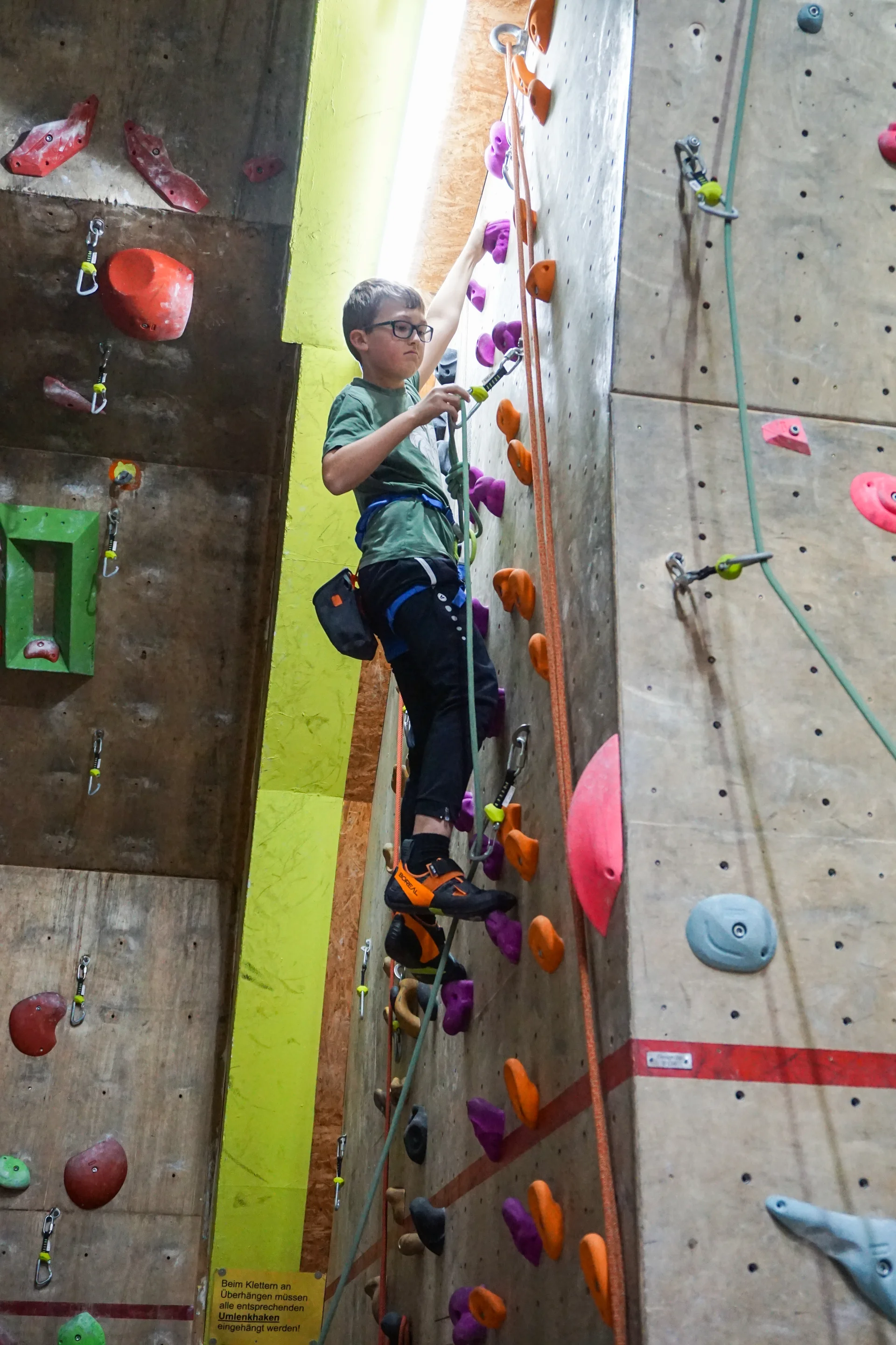 © DAV Teisendorf - OG Waging - Ausflug Kinderklettern in die Kletterhalle Gangkofen