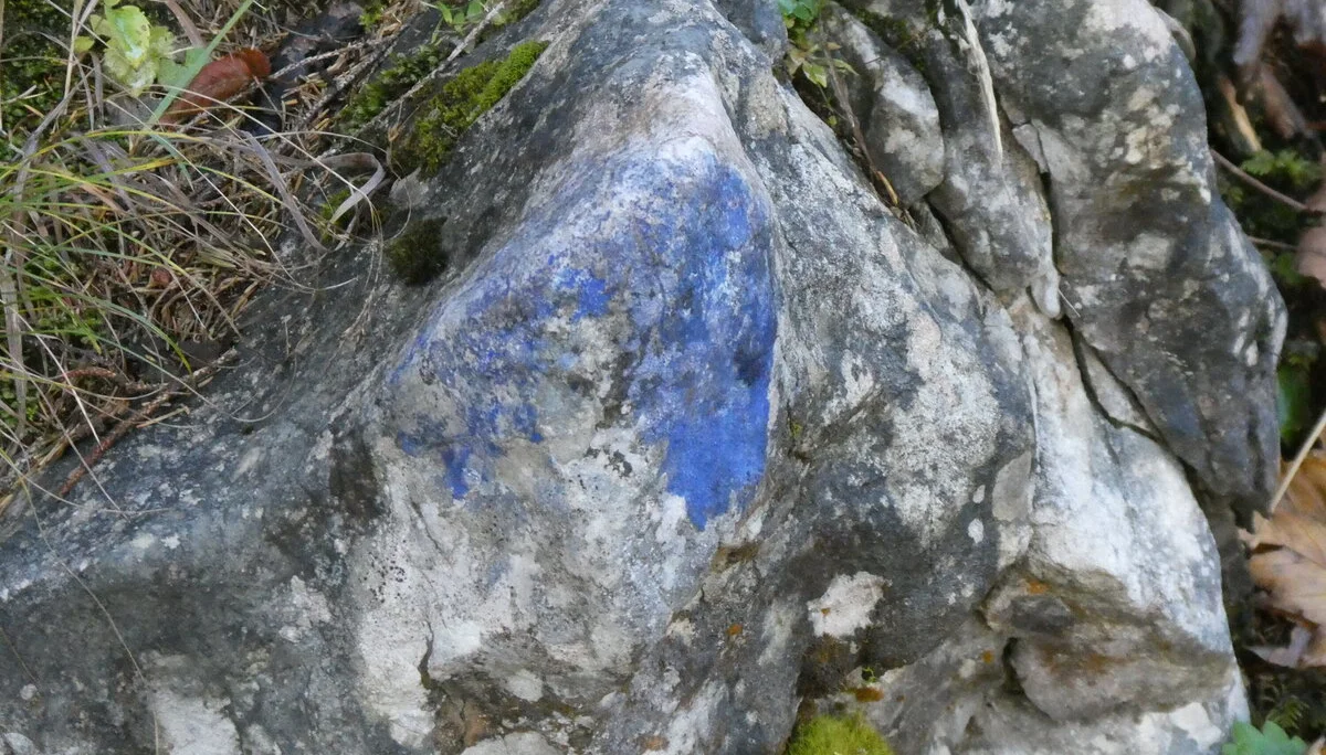 © DAV Teisendorf - OG Waging - Verblasste Markierung