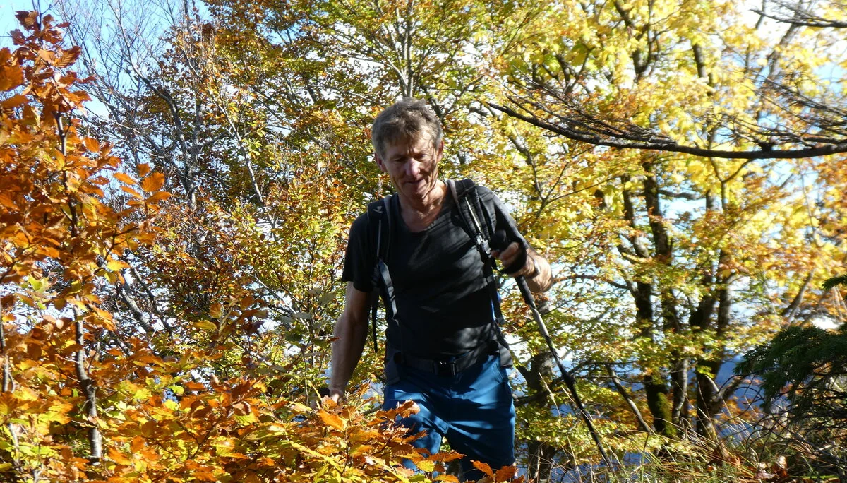 © DAV Teisendorf - OG Waging - Konny auf dem Trail 