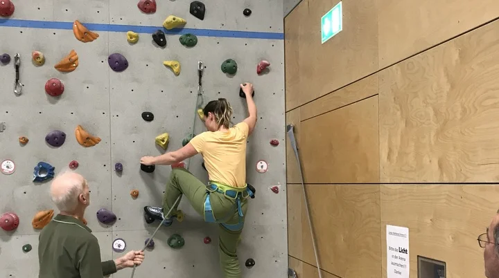 © DAV Teisendorf - bei der Prüfung