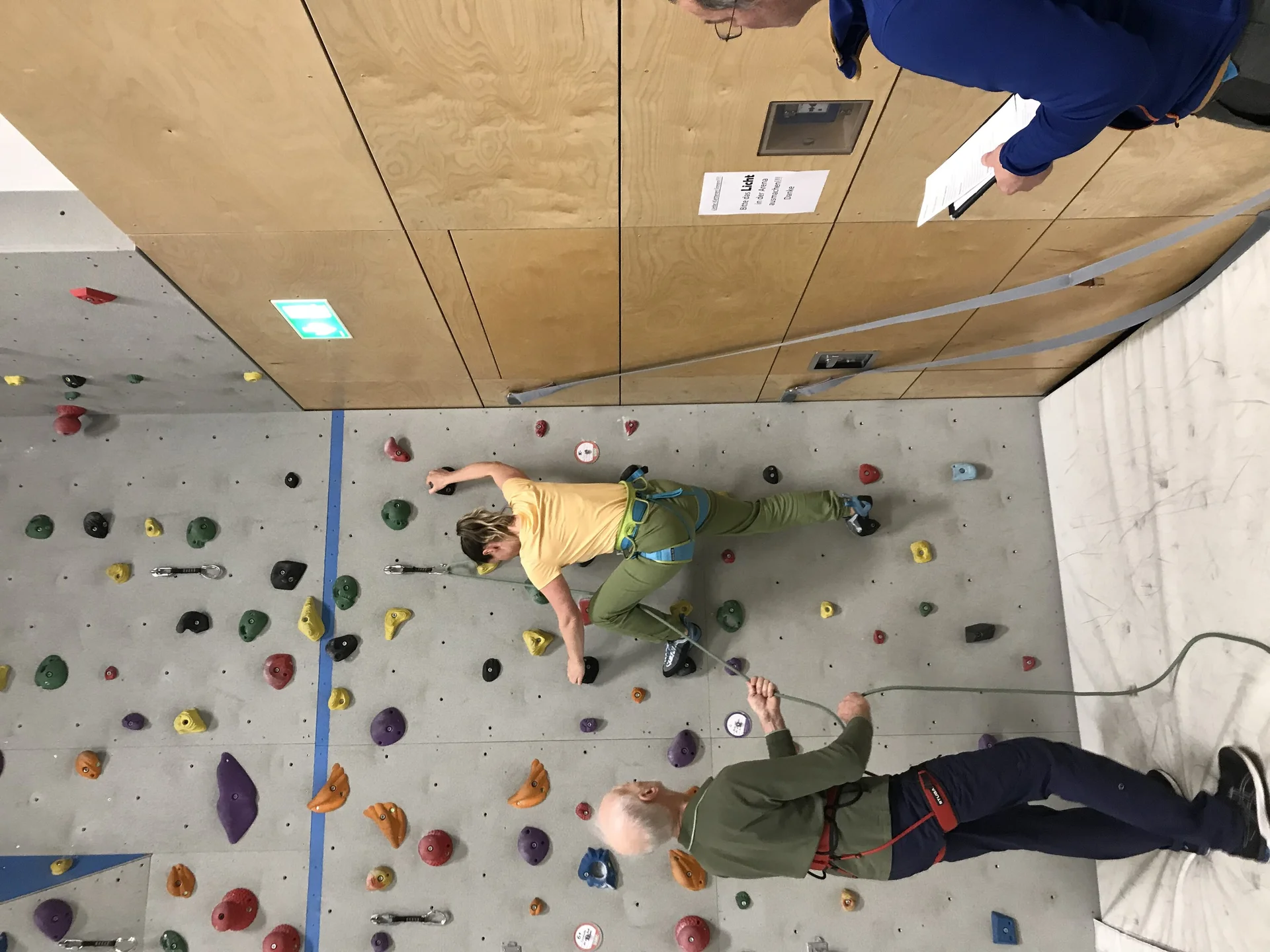 © DAV Teisendorf - bei der Prüfung