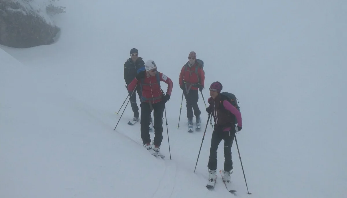 Unterwegs im Nebelgewabere | © DAV Teisendorf