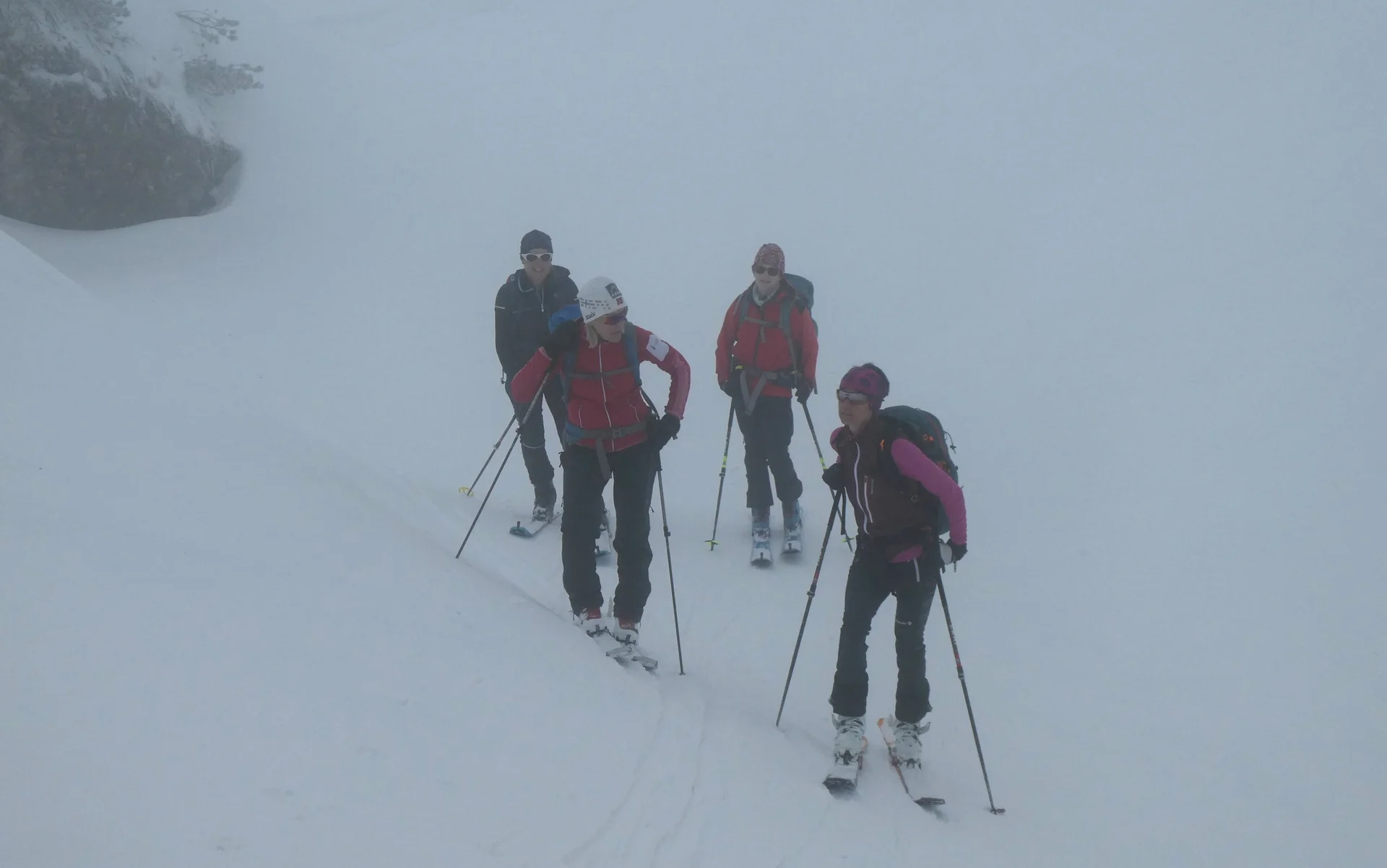 Unterwegs im Nebelgewabere | © DAV Teisendorf