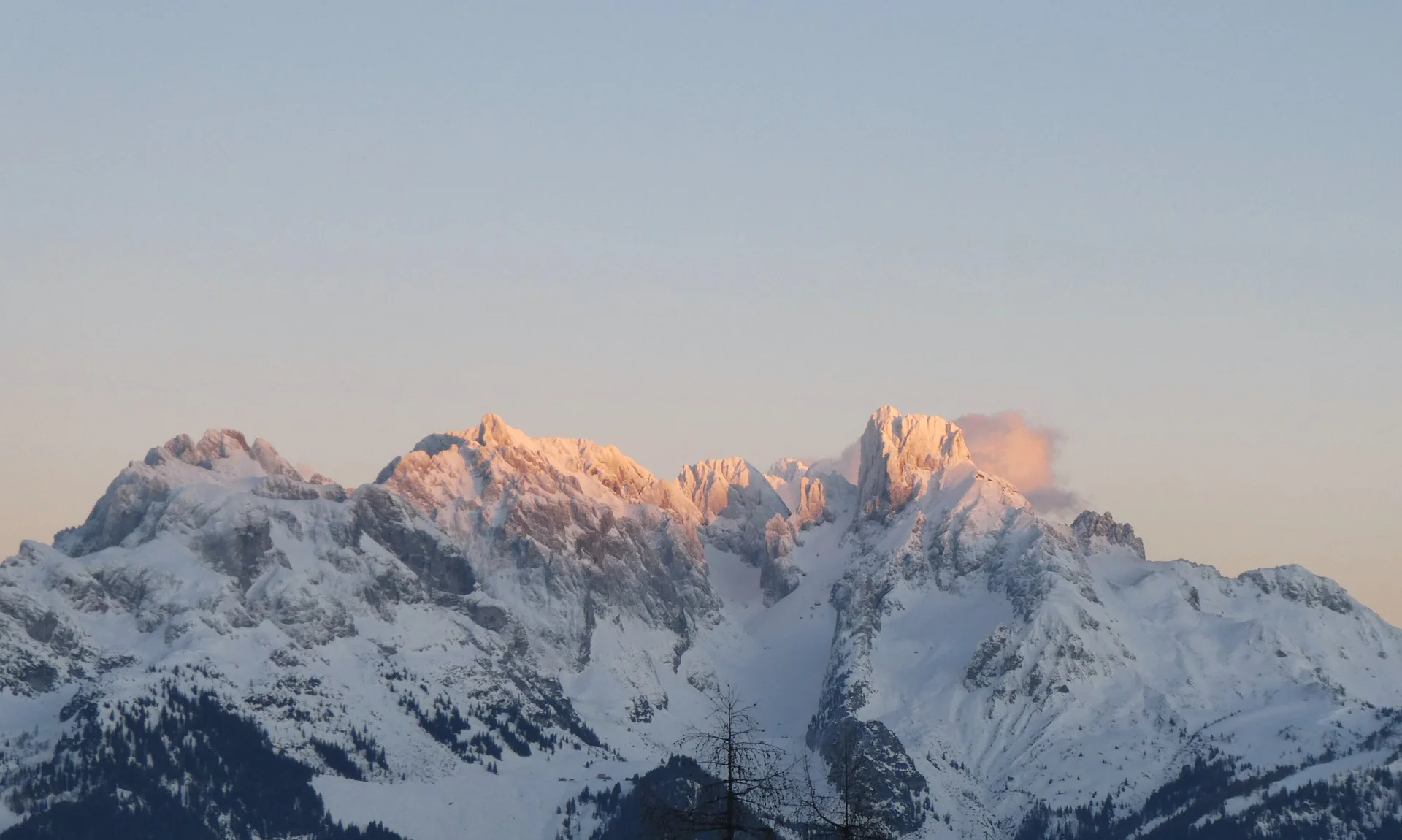 Gosaukamm im Abendlicht | © DAV Teisendorf