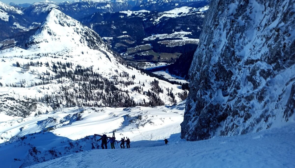 Steiler Aufstieg | © DAV Teisendorf