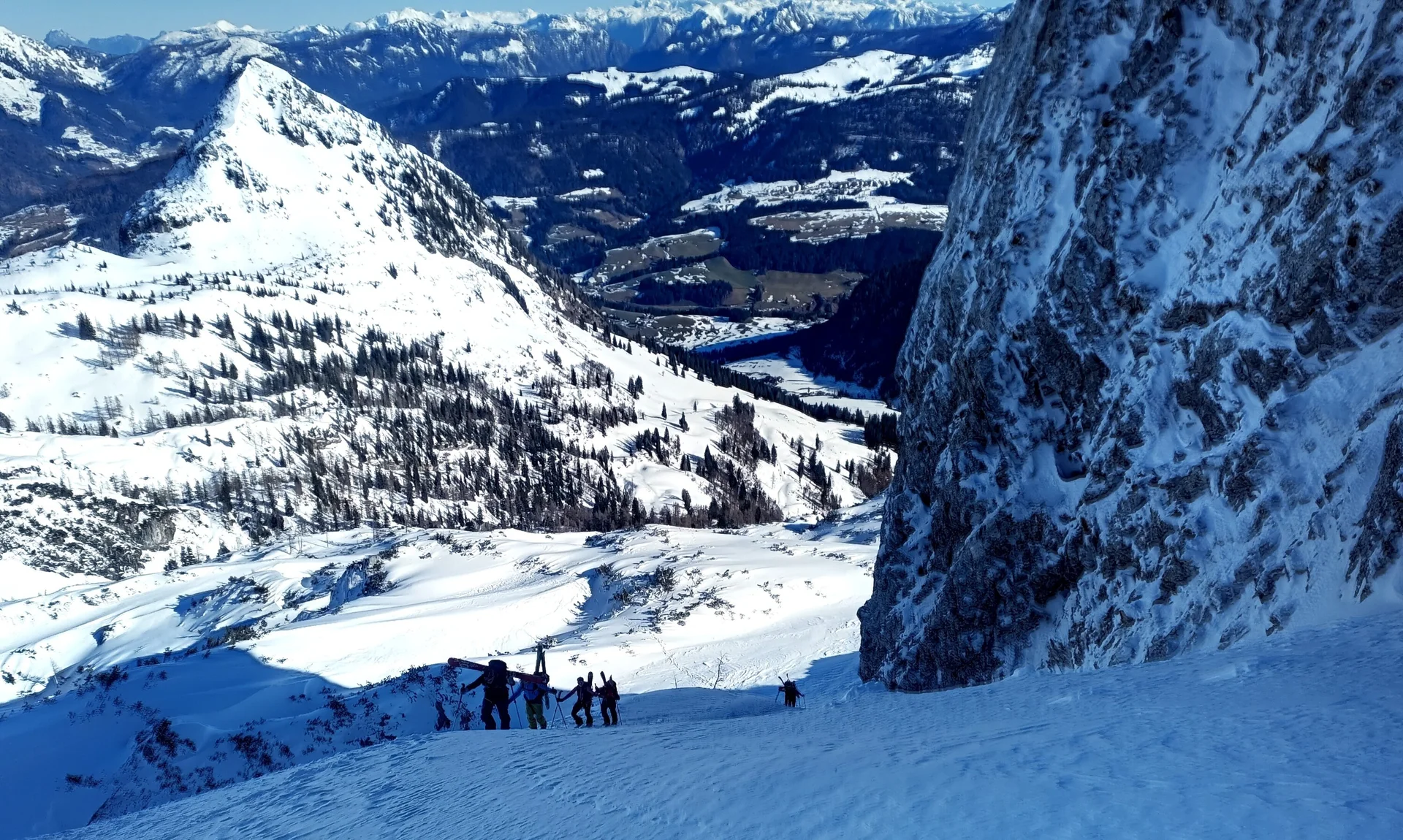 Steiler Aufstieg | © DAV Teisendorf