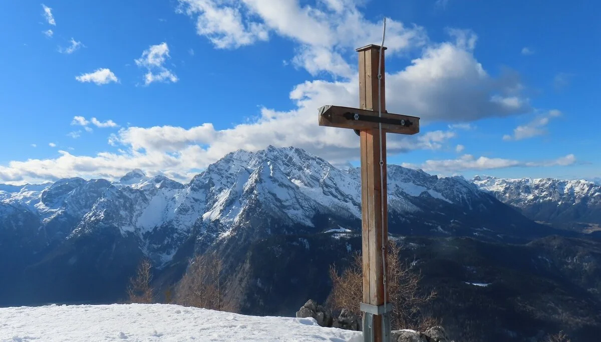 alleine am Gipfel | © DAV Teisendorf