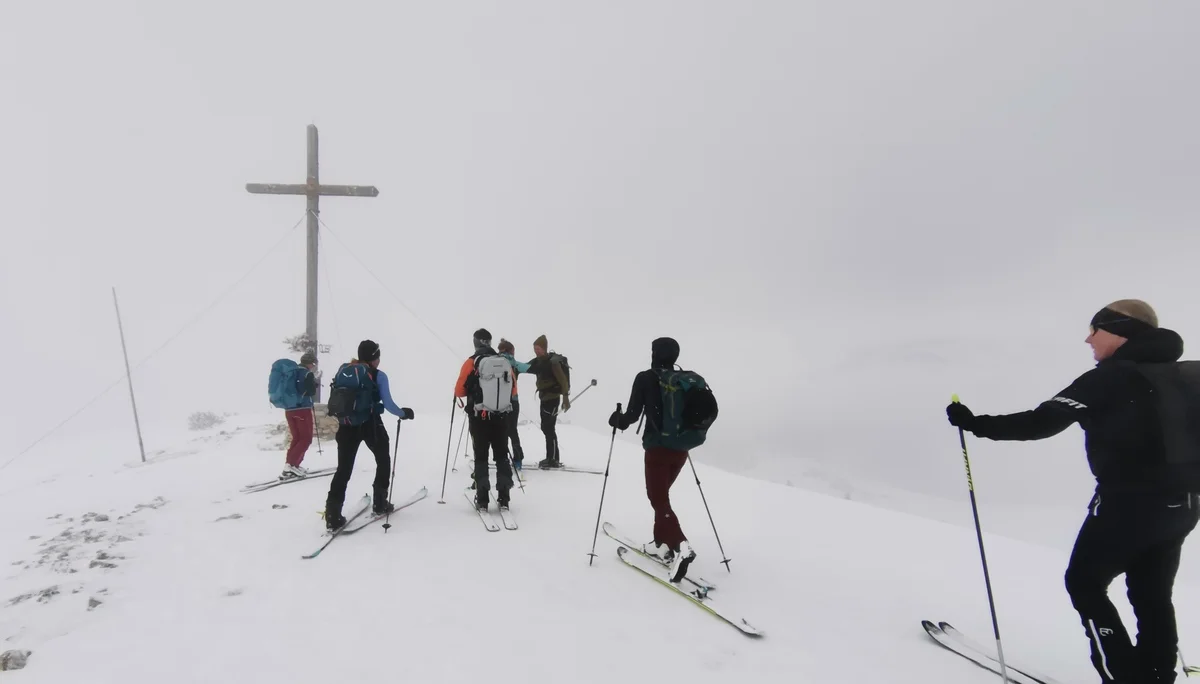 Ankunft am Strudelkopf | © DAV Teisendorf