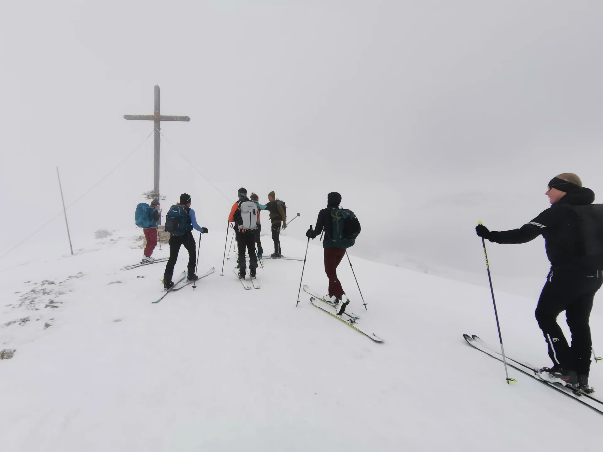 Ankunft am Strudelkopf | © DAV Teisendorf