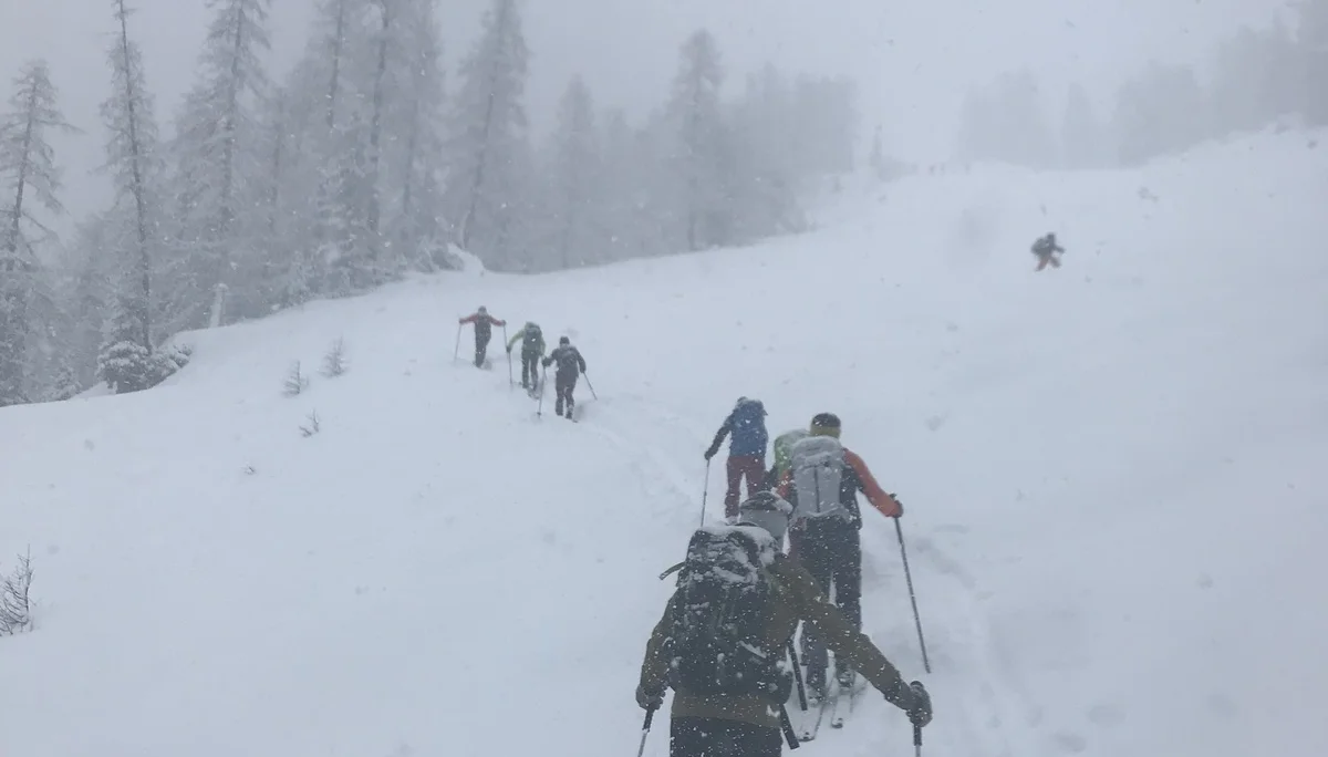 Aufstieg zur Forcella della Neve | © DAV Teisendorf
