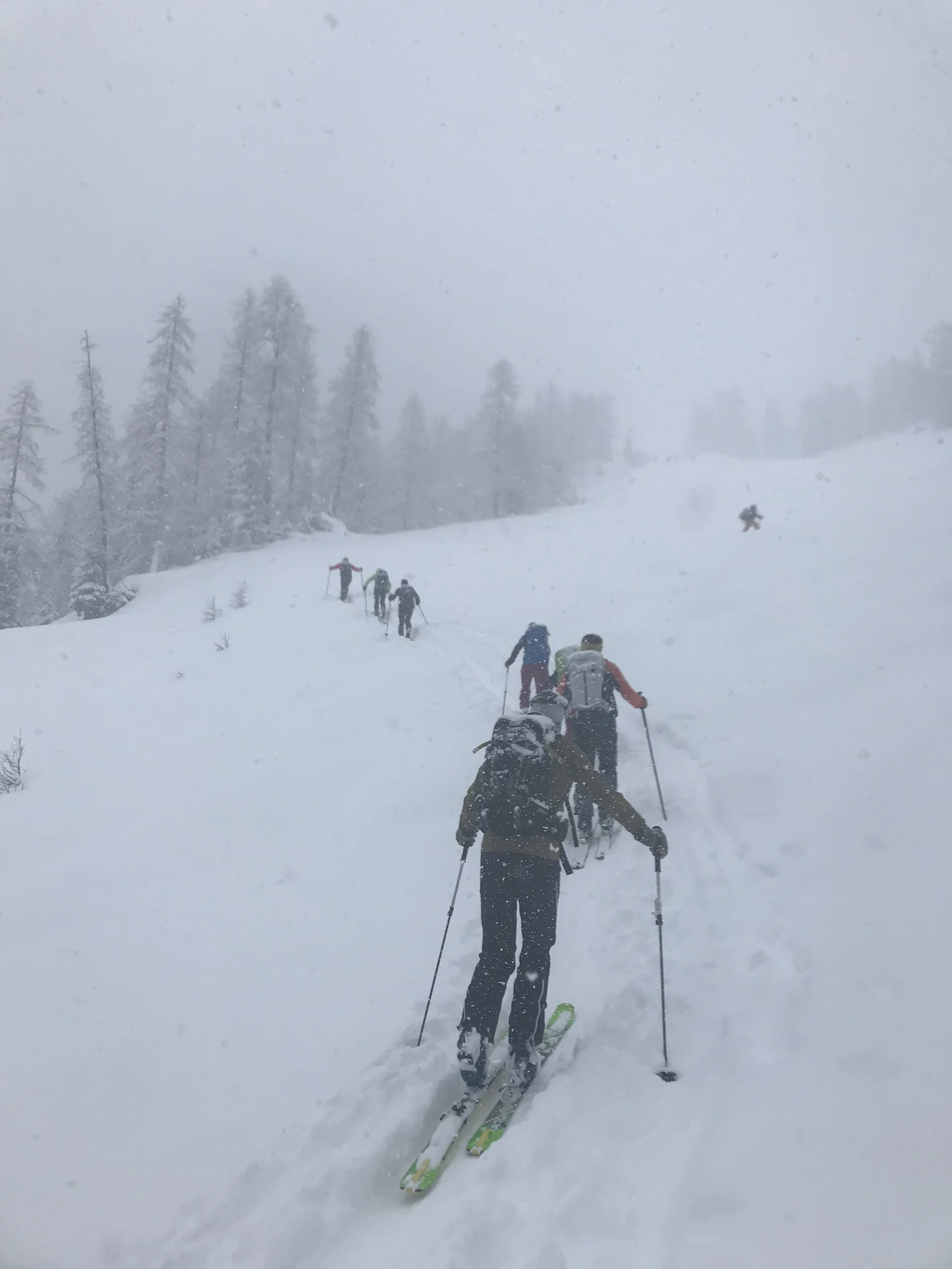 Aufstieg zur Forcella della Neve | © DAV Teisendorf