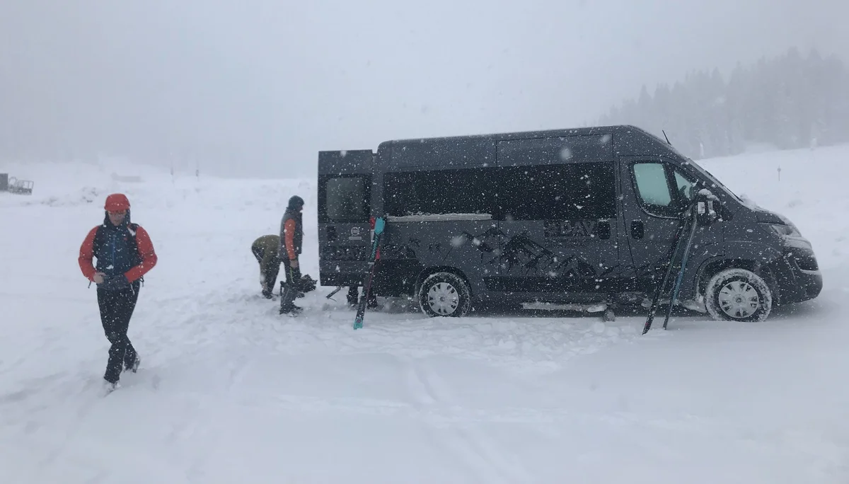 Schneefall am Misurinasee | © DAV Teisendorf