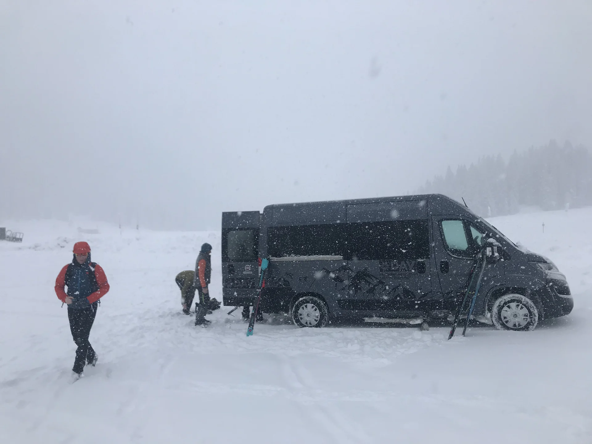 Schneefall am Misurinasee | © DAV Teisendorf