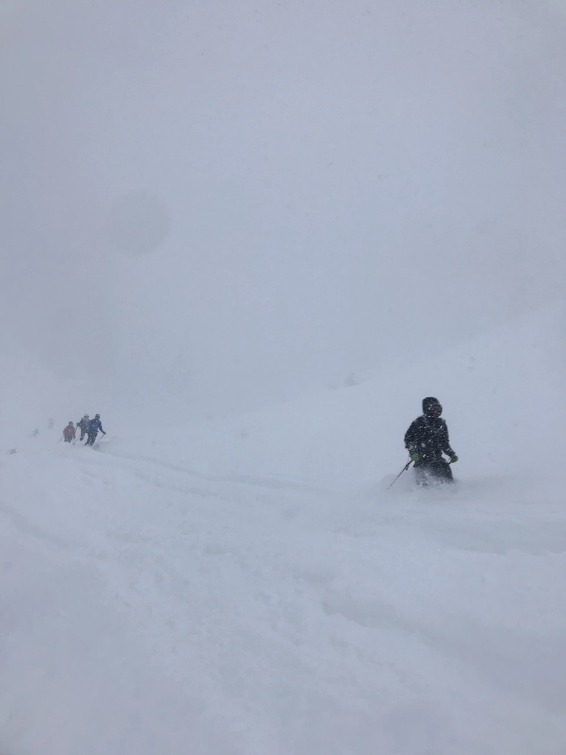 Guter Schnee bei null Sicht | © DAV Teisendorf