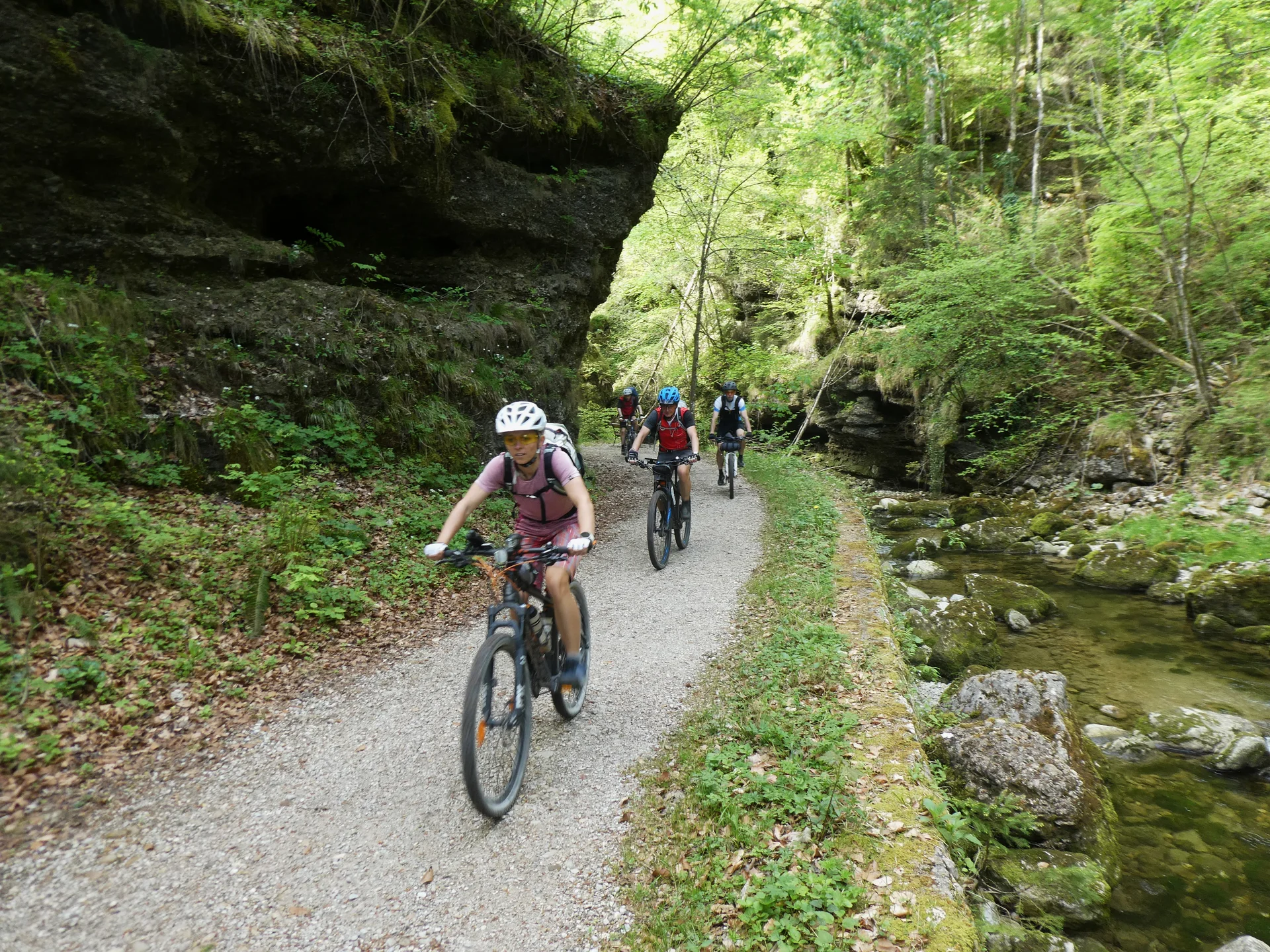 © DAV Teisendorf - OG Waging - In der Glasenbachklamm