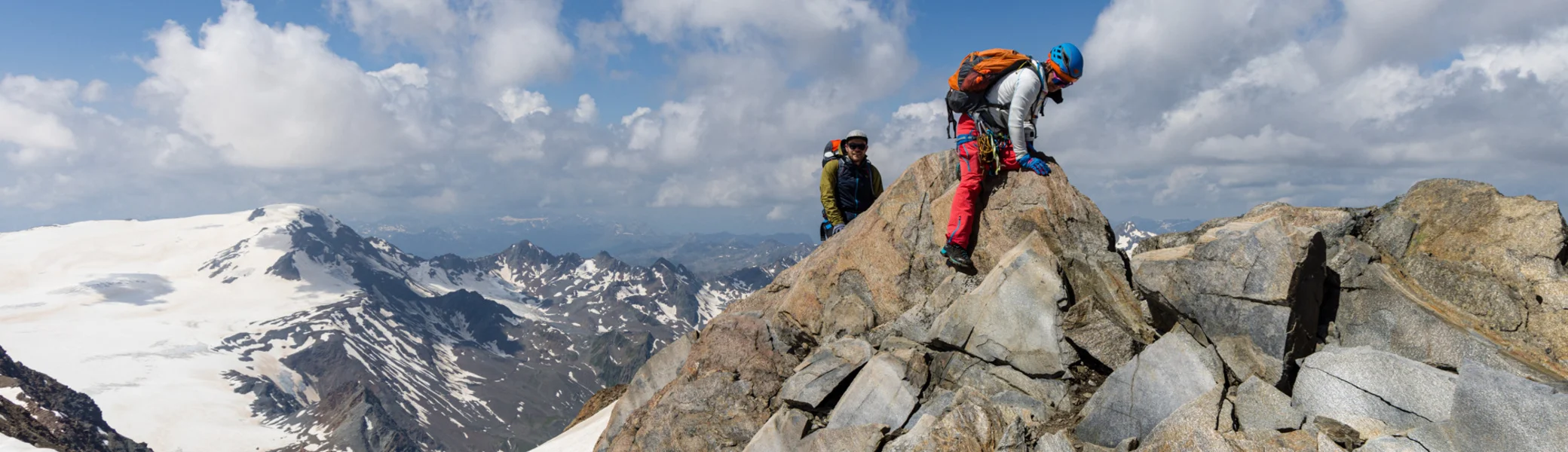 © DAV Teisendorf - Kleine Klettereinlage zum Gipfel