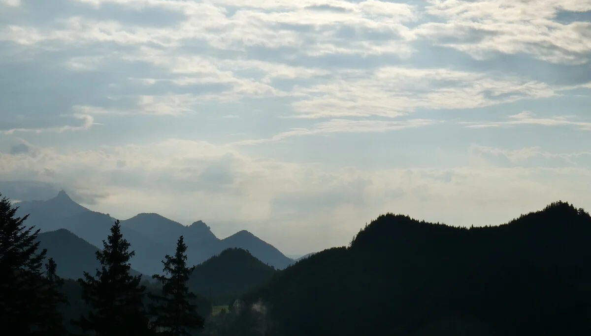 © DAV Teisendorf - OG Waging - abendlicher Blick zur Kampenwand