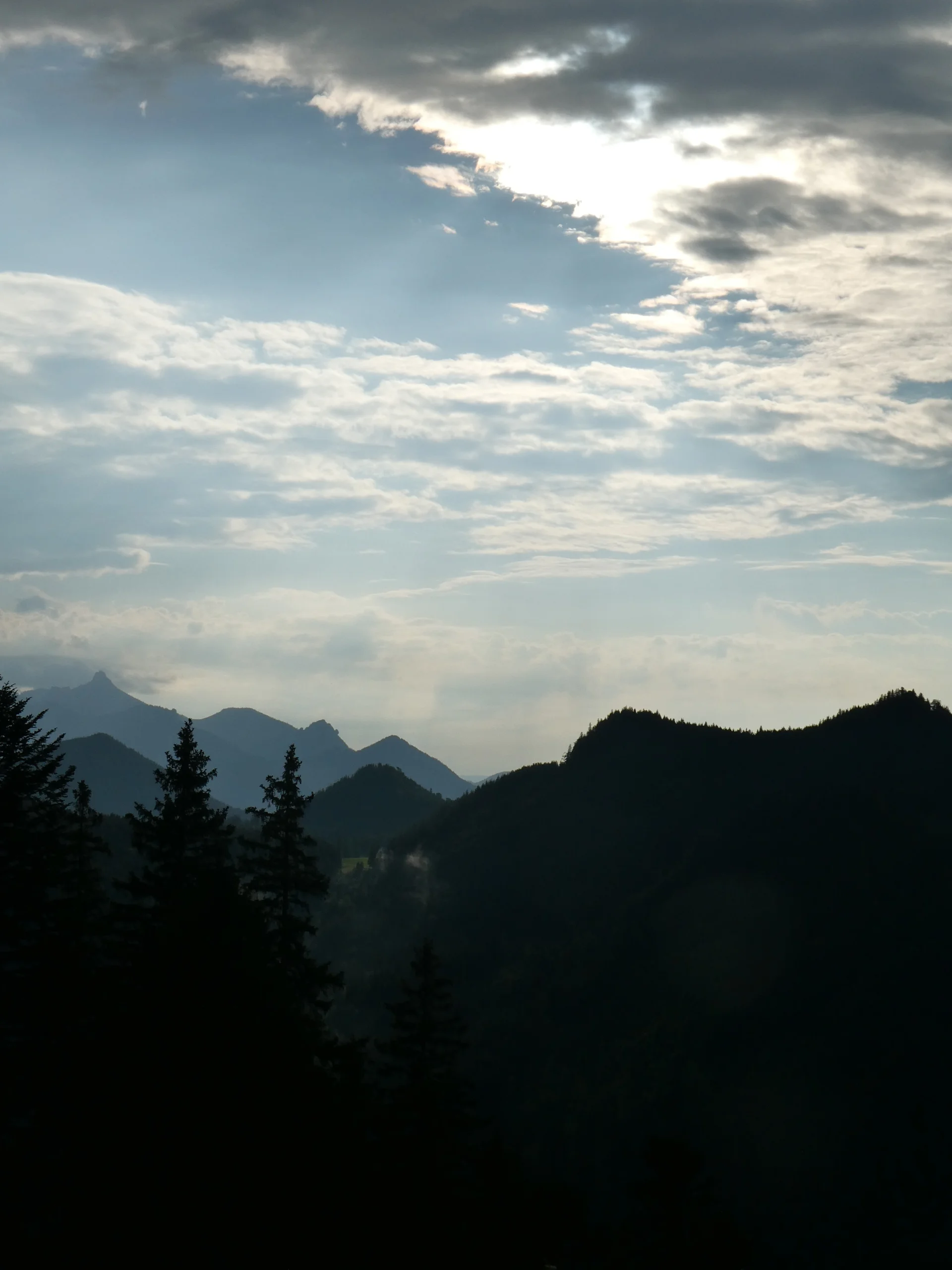 © DAV Teisendorf - OG Waging - abendlicher Blick zur Kampenwand