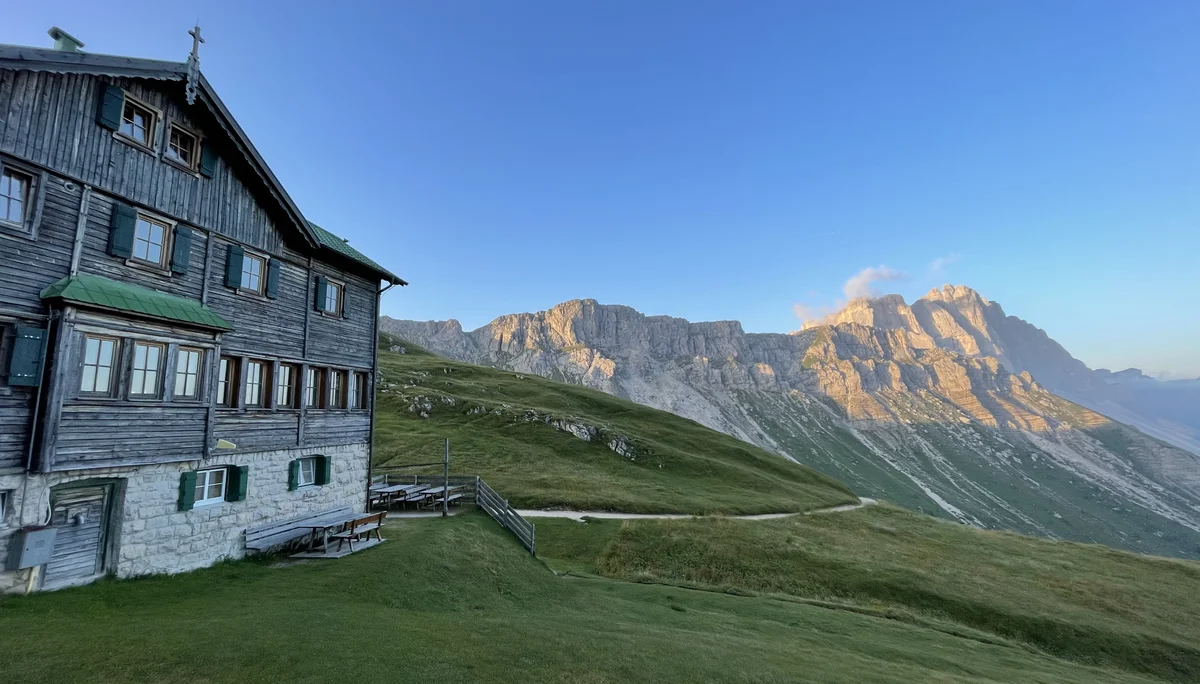 © DAV Teisendorf - Abendstimmung Schlüterhütte