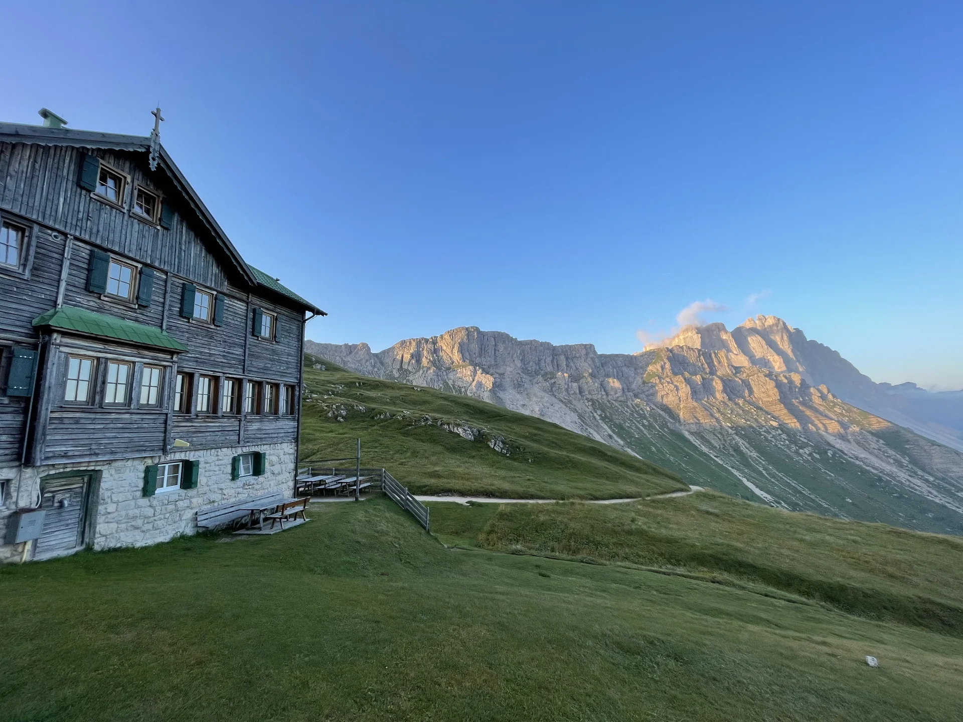 © DAV Teisendorf - Abendstimmung Schlüterhütte