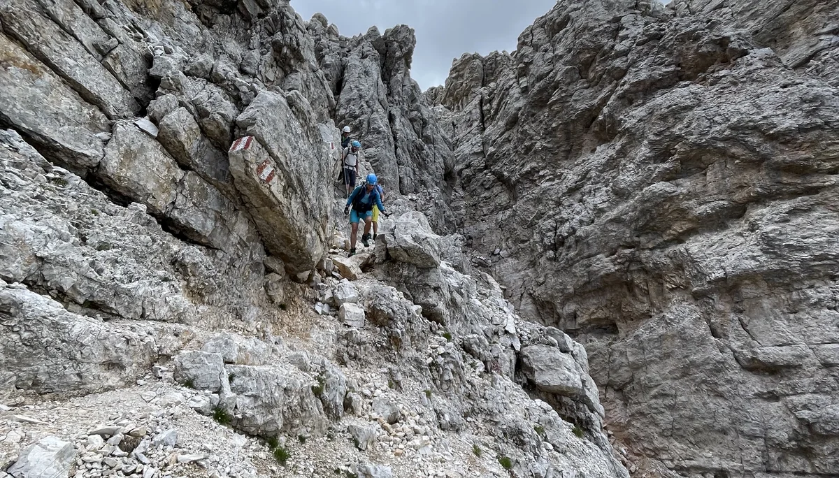 © DAV Teisendorf - Abstieg Piz Duleda