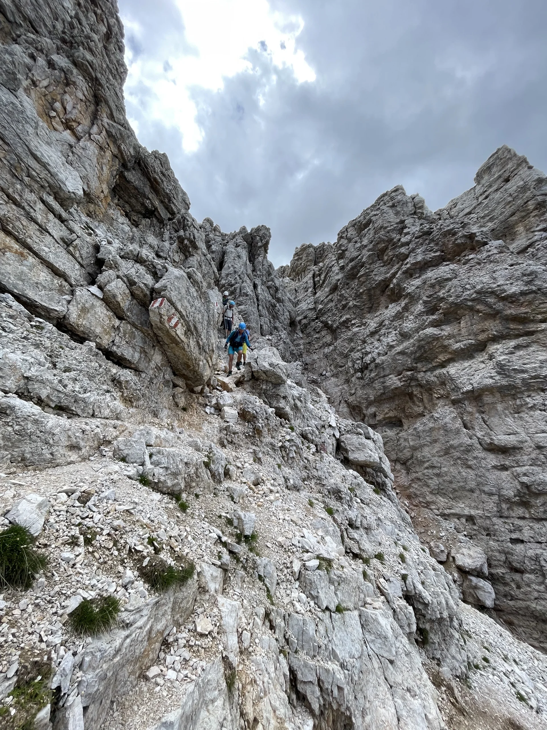 © DAV Teisendorf - Abstieg Piz Duleda