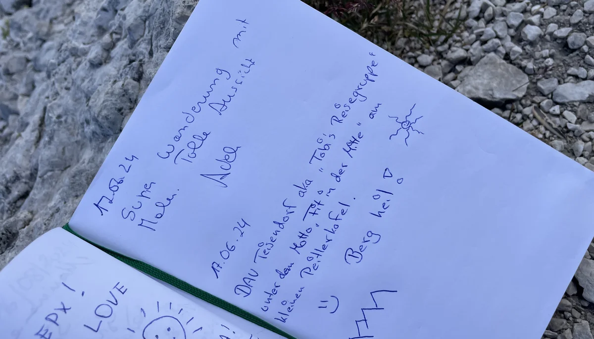 © DAV Teisendorf - Gipfelbuch