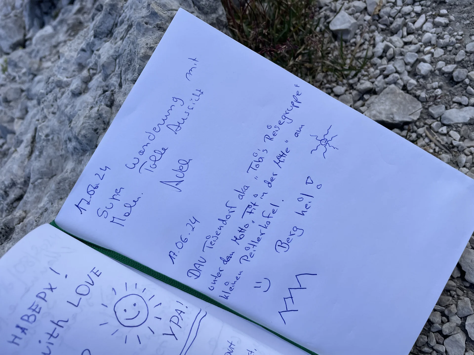 © DAV Teisendorf - Gipfelbuch