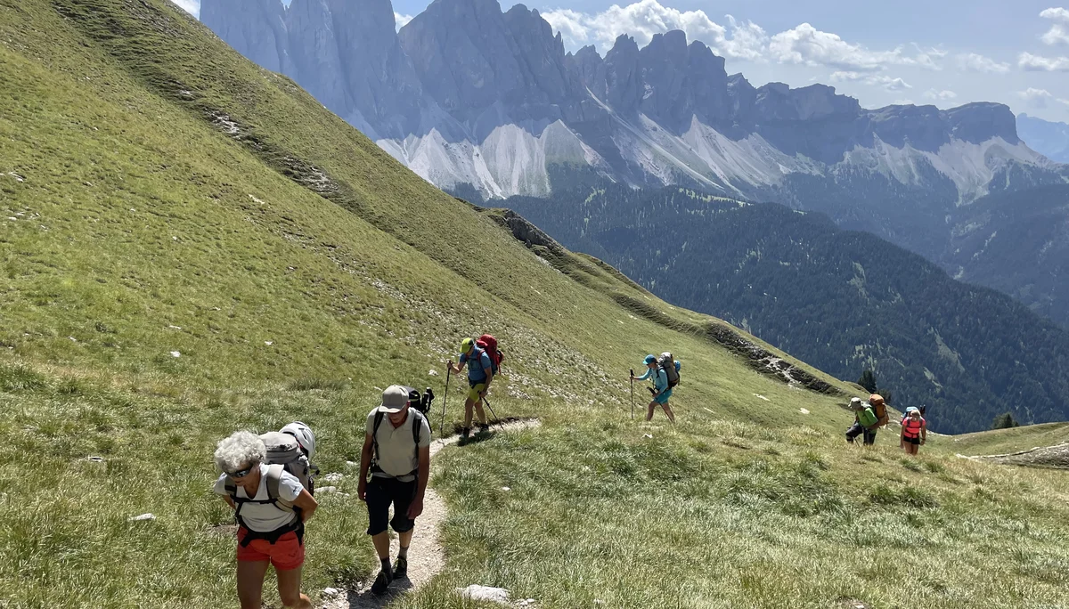 © DAV Teisendorf - Bald erreichen wir den Güntner Messner Steig