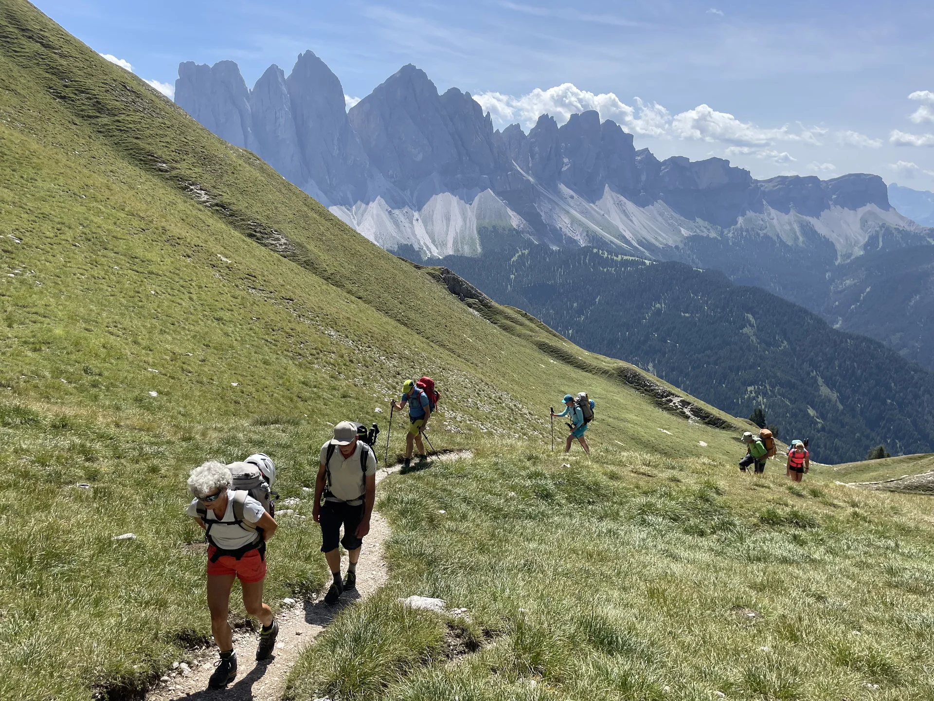 © DAV Teisendorf - Bald erreichen wir den Güntner Messner Steig