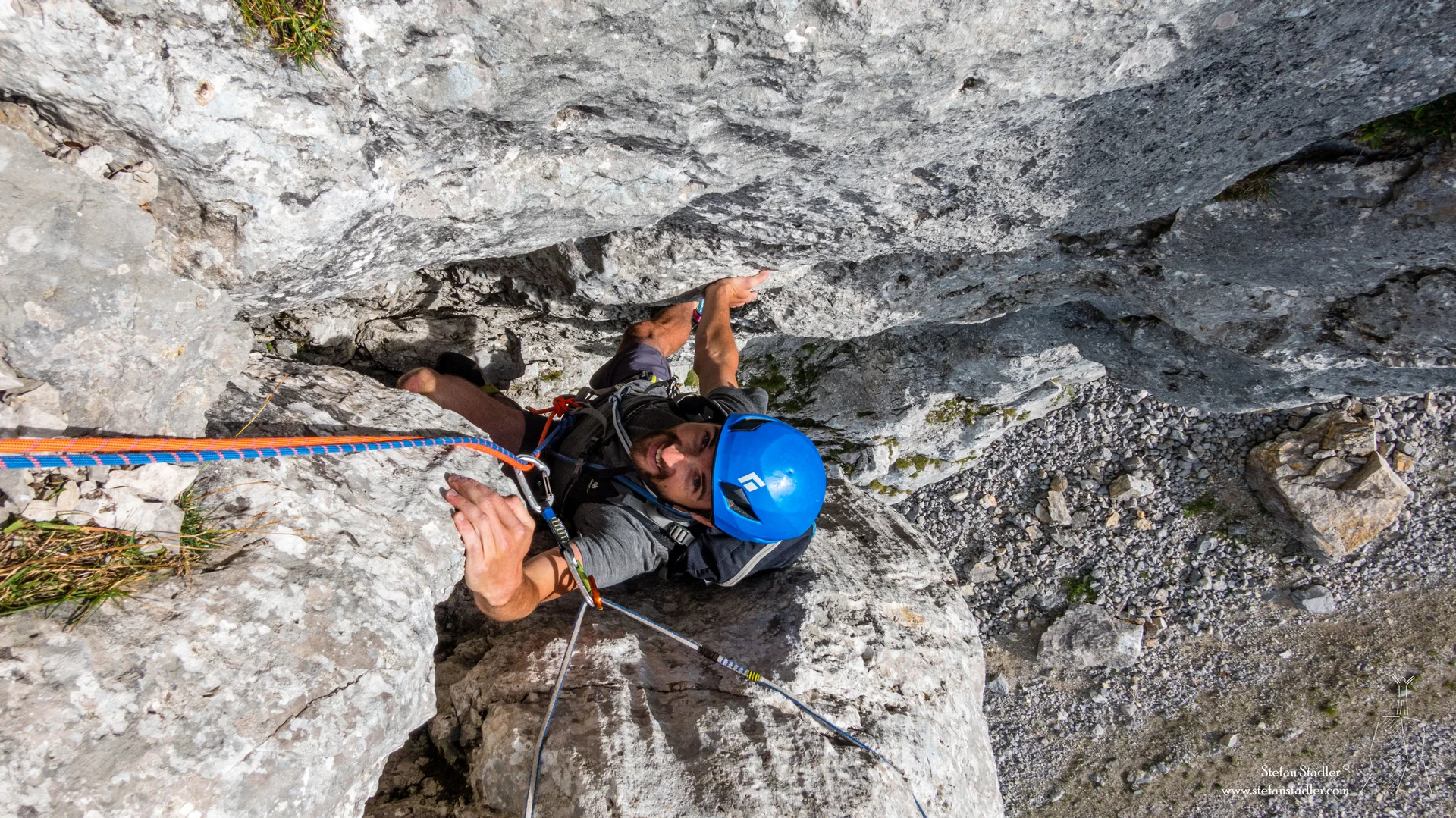 © DAV Teisendorf - im engen Loos-Kamin