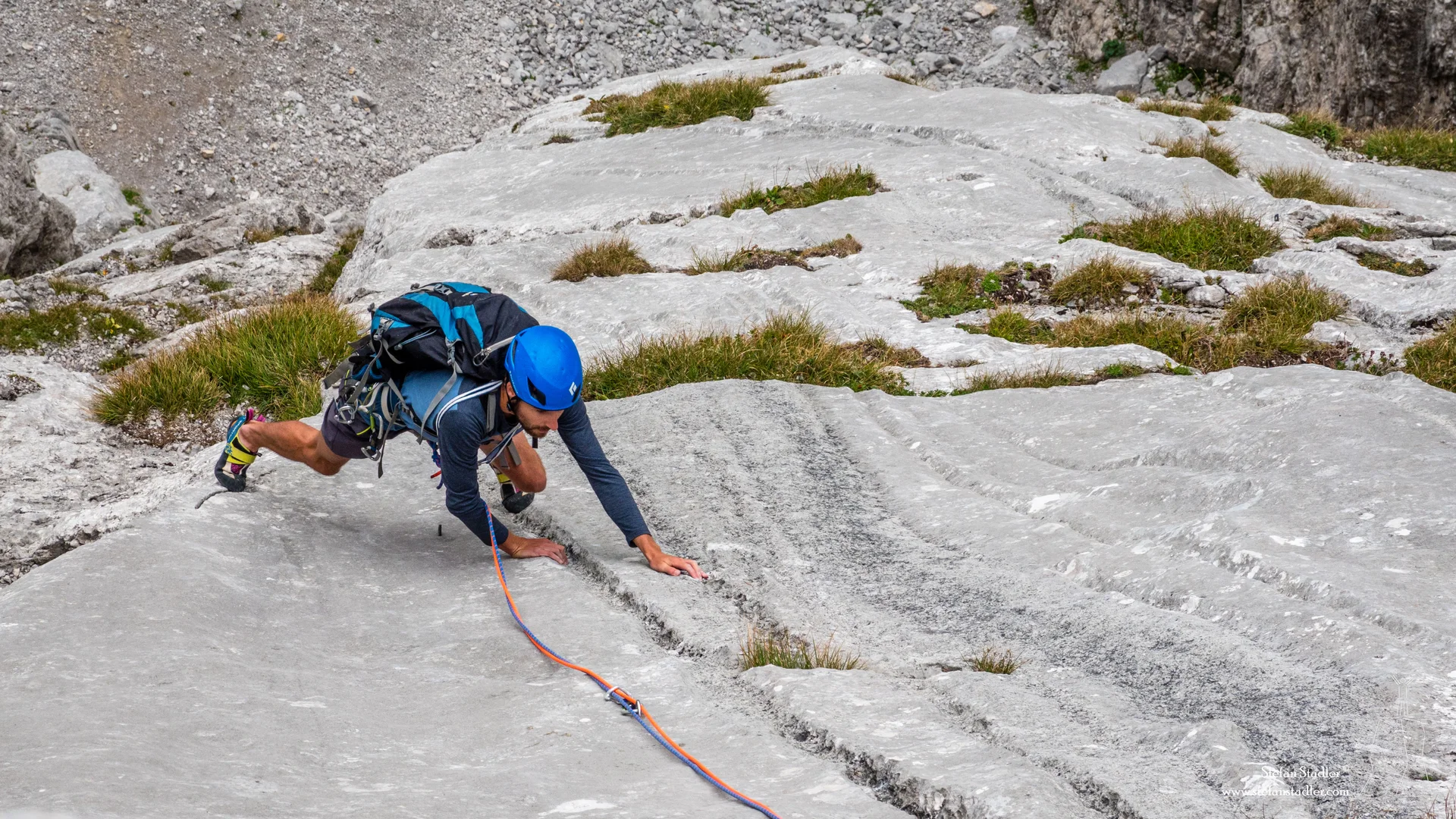 © DAV Teisendorf - Kompakter Fels an der Luftigen Kante