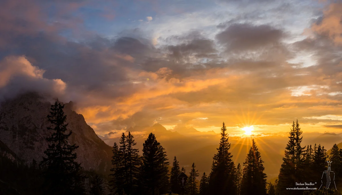 © DAV Teisendorf - Sonnenuntergang an der Hochlandhütte