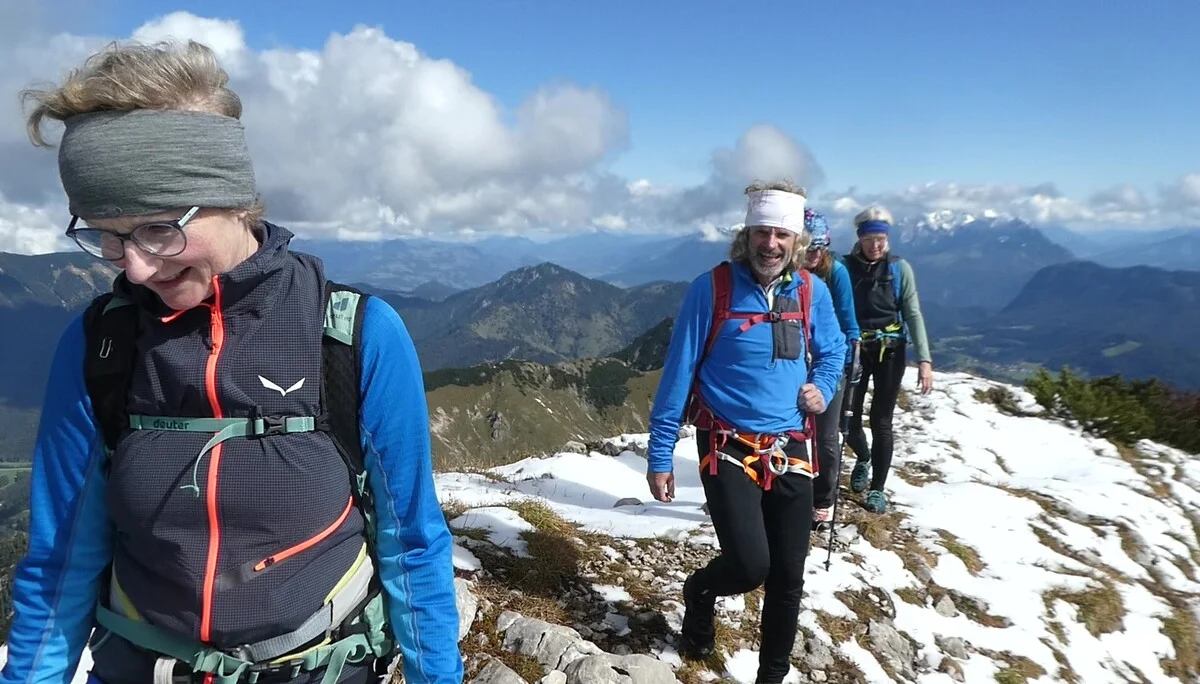 Kurz vor dem 4. Gipfel | © DAV Teisendorf