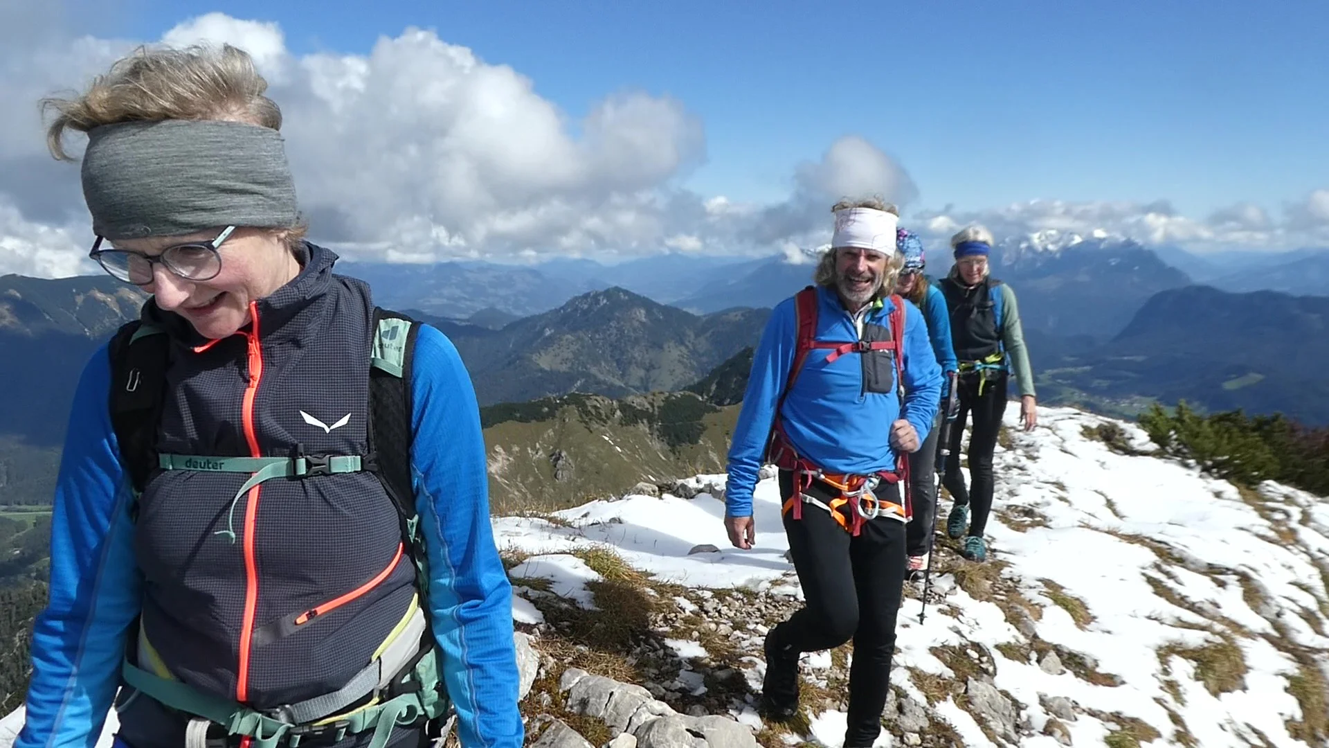 Kurz vor dem 4. Gipfel | © DAV Teisendorf