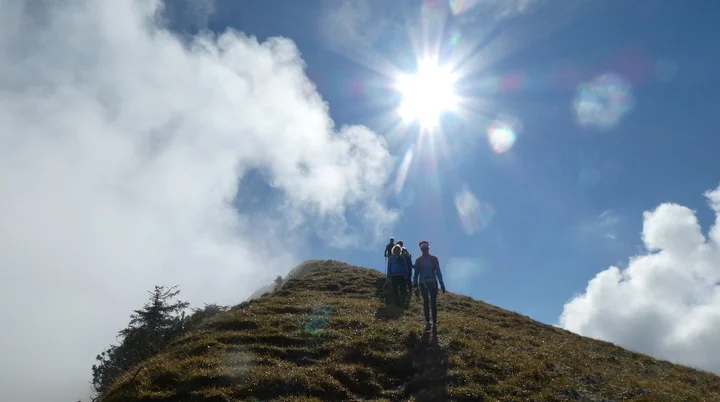 Wetterbesserung | © DAV Teisendorf