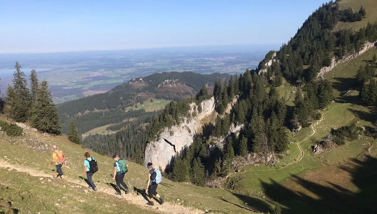 © DAV Teisendorf - OG Waging -  richtung Zwölferspitze