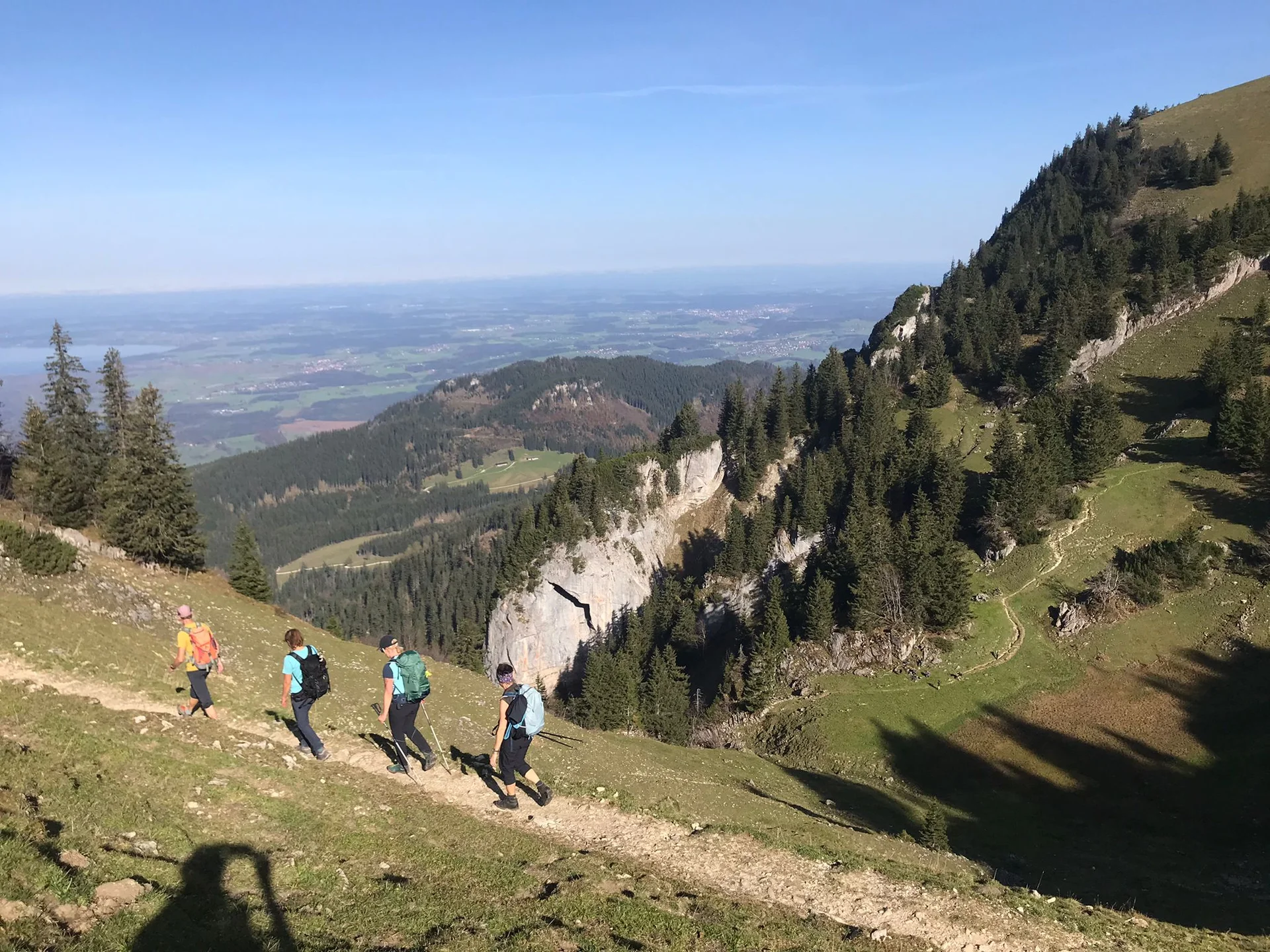 © DAV Teisendorf - OG Waging -  richtung Zwölferspitze