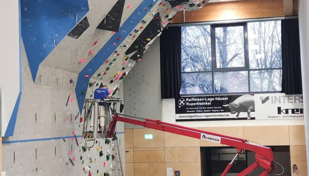 © DAV Teisendorf - OG Waging - Art of Route bei der Arbeit