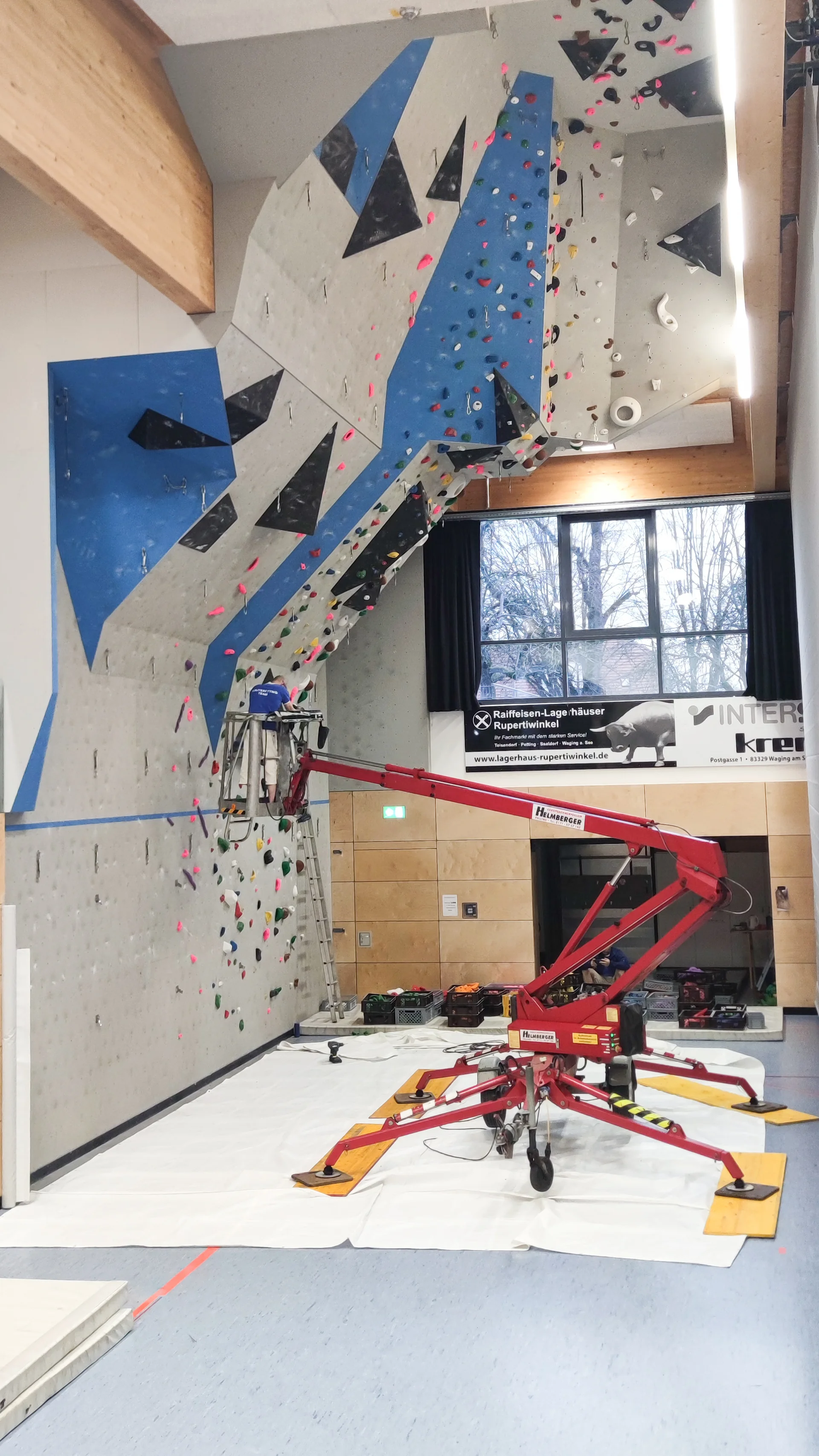 © DAV Teisendorf - OG Waging - Art of Route bei der Arbeit