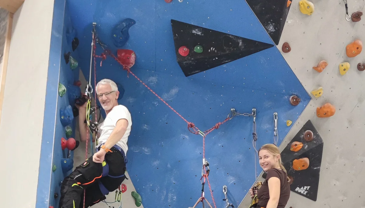 © DAV Teisendorf - OG Waging - arbeiten im Seil 