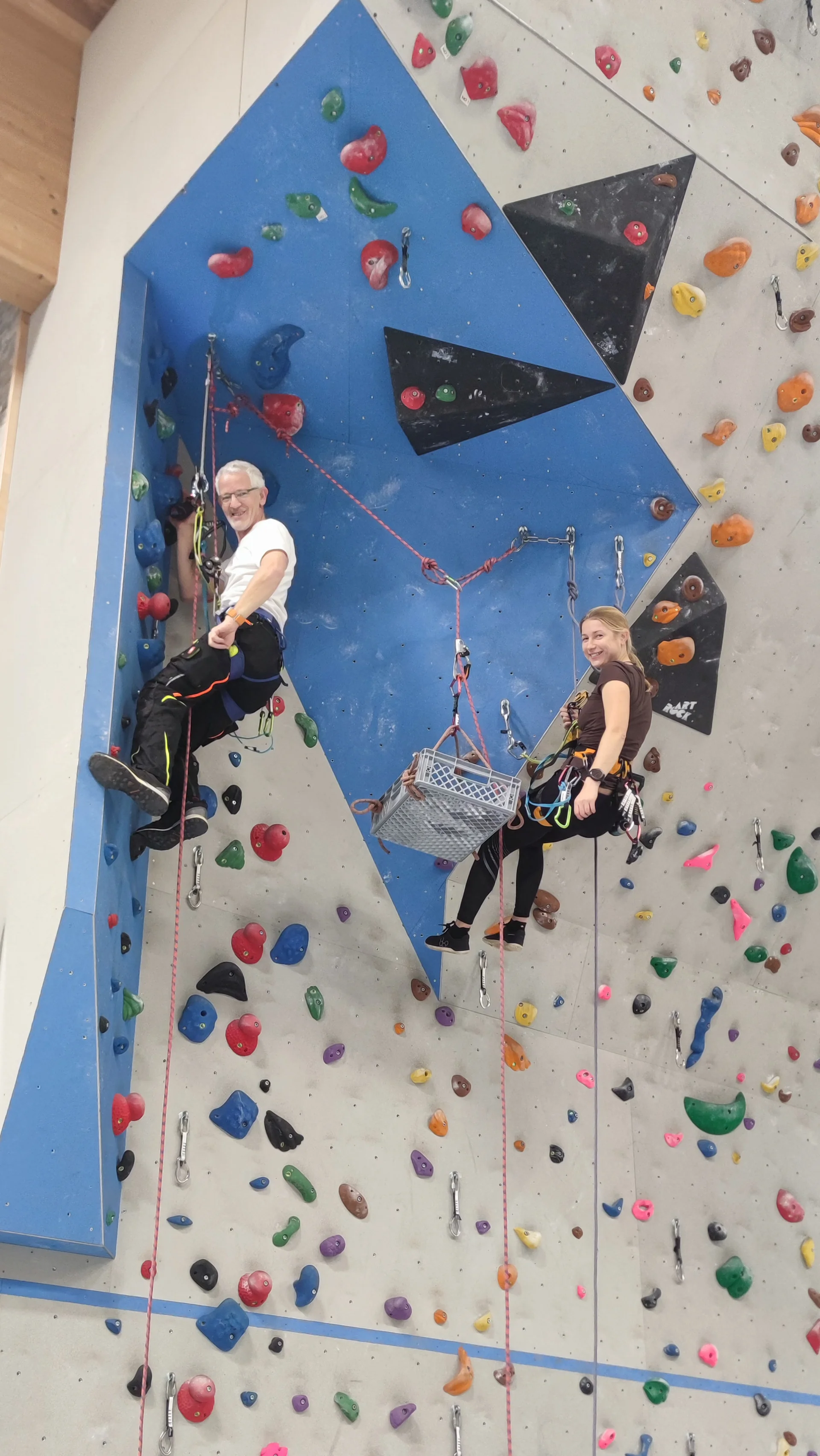 © DAV Teisendorf - OG Waging - arbeiten im Seil 