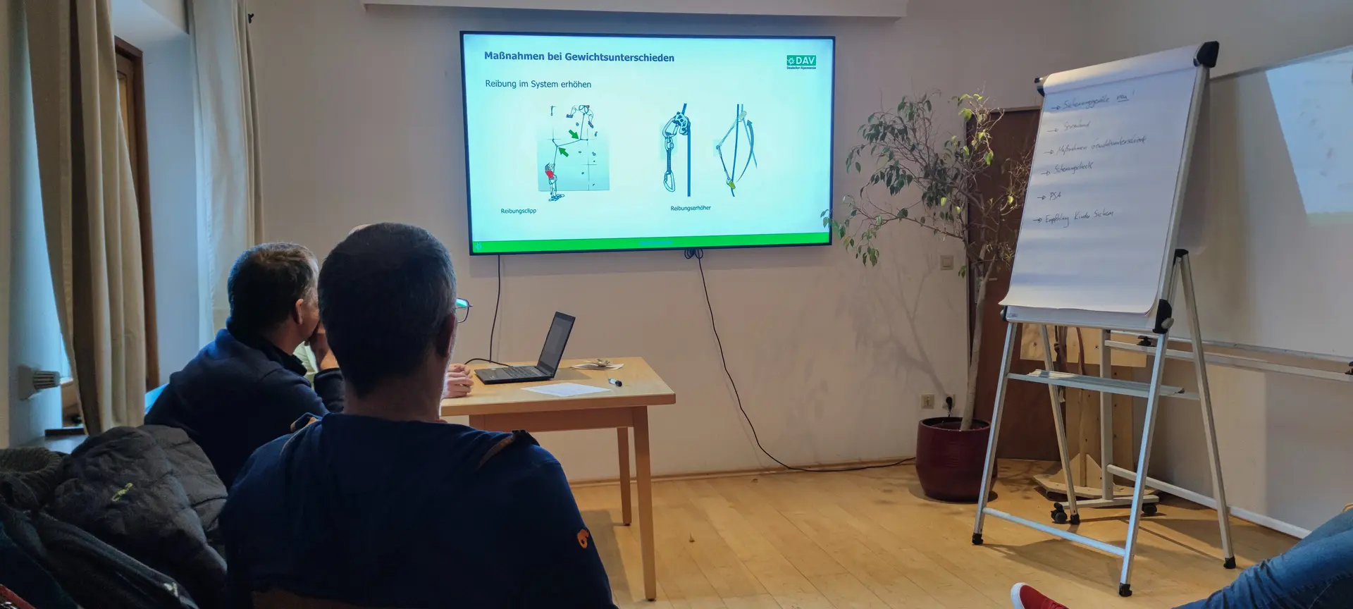 © DAV Teisendorf - OG Waging - Fortbildung Kletterbetreuer