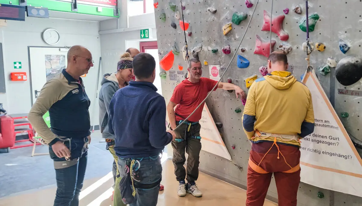 © DAV Teisendorf - OG Waging - Fortbildung Kletterbetreuer