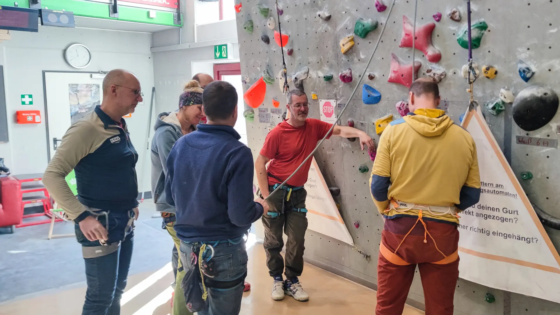 © DAV Teisendorf - OG Waging - Fortbildung Kletterbetreuer